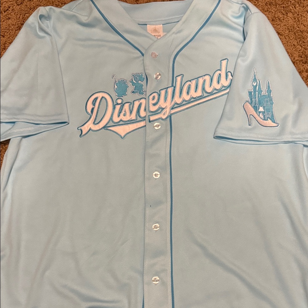 Disneyland Light Blue Women's Jersey Top